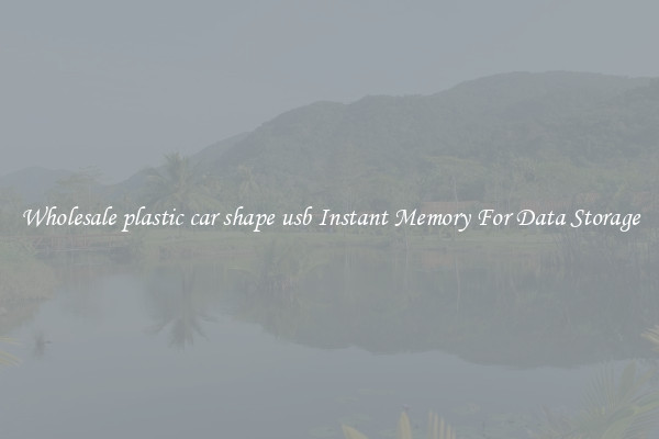 Wholesale plastic car shape usb Instant Memory For Data Storage