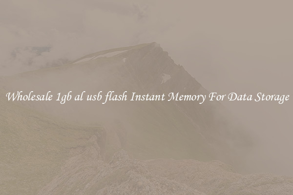 Wholesale 1gb al usb flash Instant Memory For Data Storage