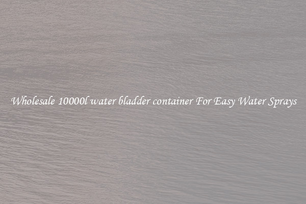 Wholesale 10000l water bladder container For Easy Water Sprays