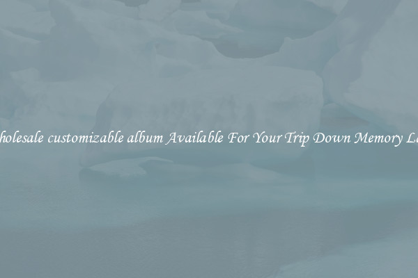Wholesale customizable album Available For Your Trip Down Memory Lane