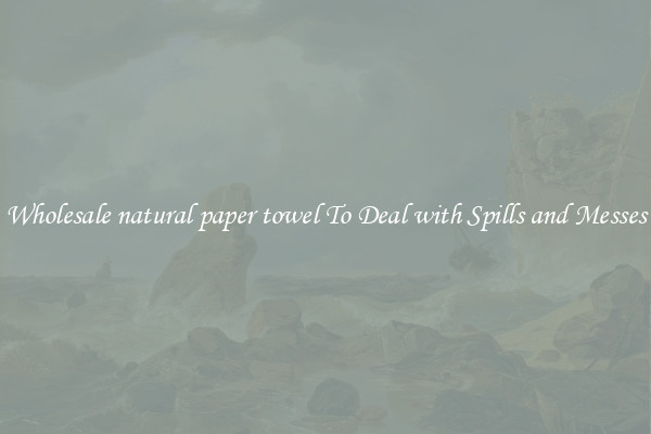 Wholesale natural paper towel To Deal with Spills and Messes